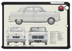 Ford Consul 204E Deluxe 1959-61 Small Tablet Covers